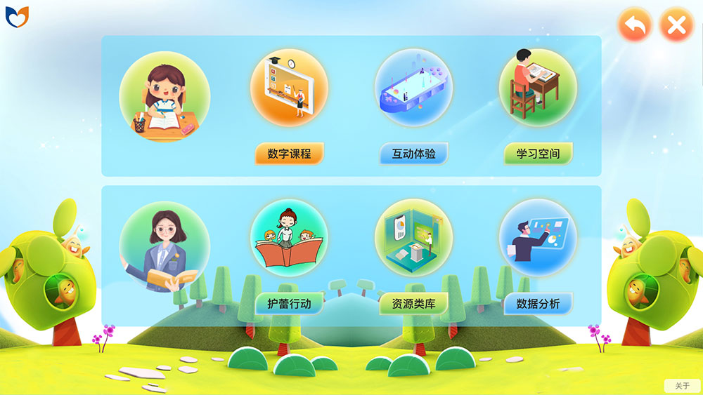 软件平台主页面展示